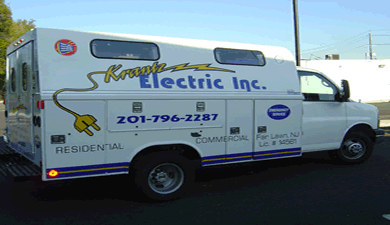 Krantz Electric service van with logo